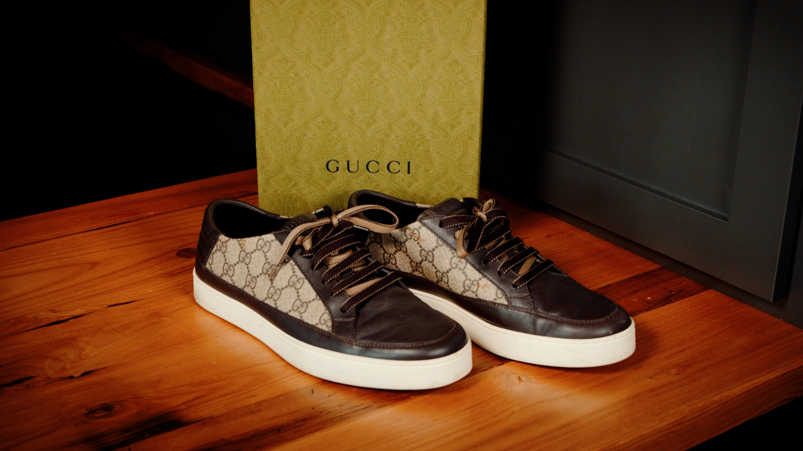 Gucci GG Supreme Leather Sneakers